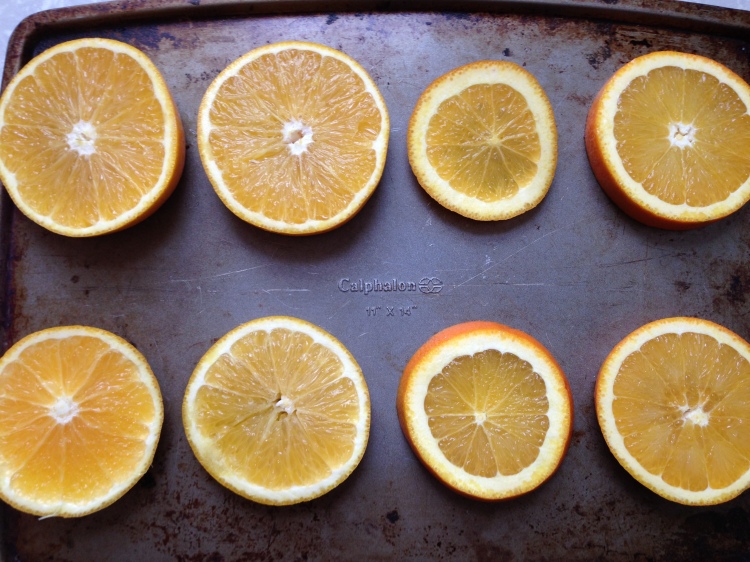 8 oranges